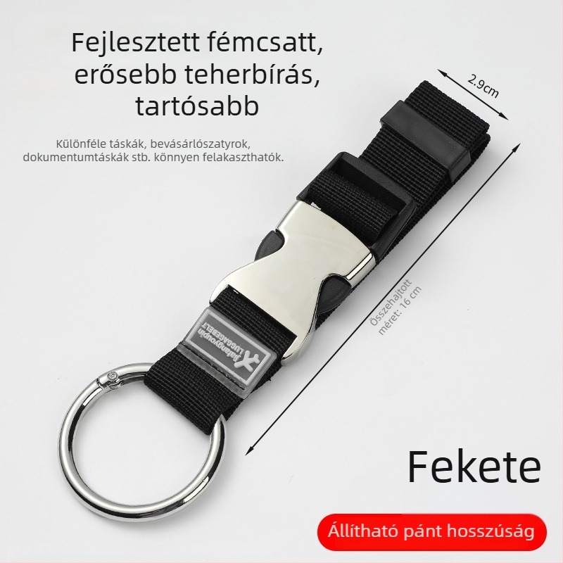 Bőröndpánt és összekötő kötél (Oxford anyag; Friendly Márka; tavasz 2024; városi egyszerű stílus; egyszínű minta)