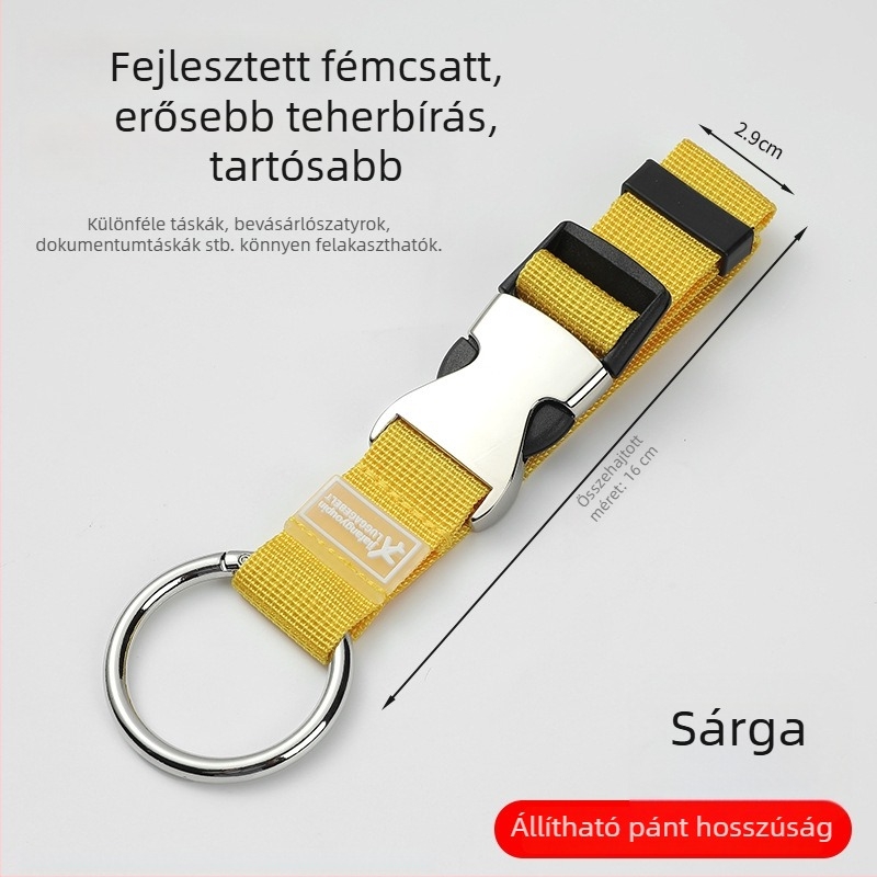 Bőröndpánt és összekötő kötél (Oxford anyag; Friendly Márka; tavasz 2024; városi egyszerű stílus; egyszínű minta)