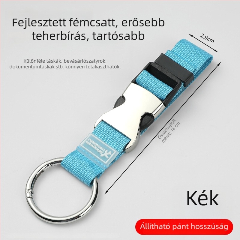 Bőröndpánt és összekötő kötél (Oxford anyag; Friendly Márka; tavasz 2024; városi egyszerű stílus; egyszínű minta)