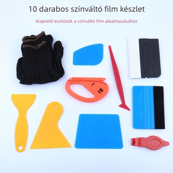 Autóbevonat fólia készlet deerskin wool edge scraper-rel a átlátszó filmhez (PP anyag, STR TOOLS, Car washer)