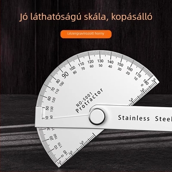Neck Strength Rozsdamentes acél, nagy pontosságú szögmérő, többfunkciós szögmérő faipari és ipari felhasználásra