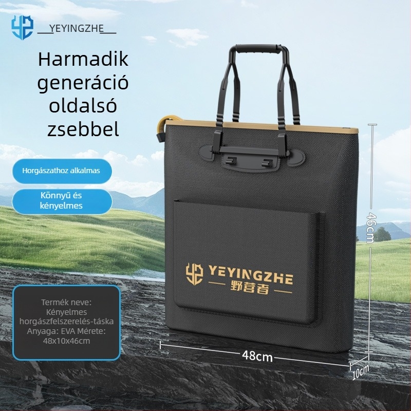 Hordozható horgászfelszerelés-táska, praktikus rendező a kellékekhez, vízálló