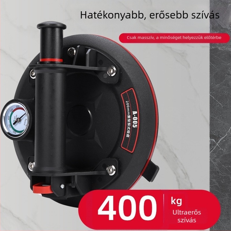 Kézi és elektromos vákuumos emelőkar Li‑ion akkumulátorral, automatikus levegőpótlással, üveg és csempe szállításához