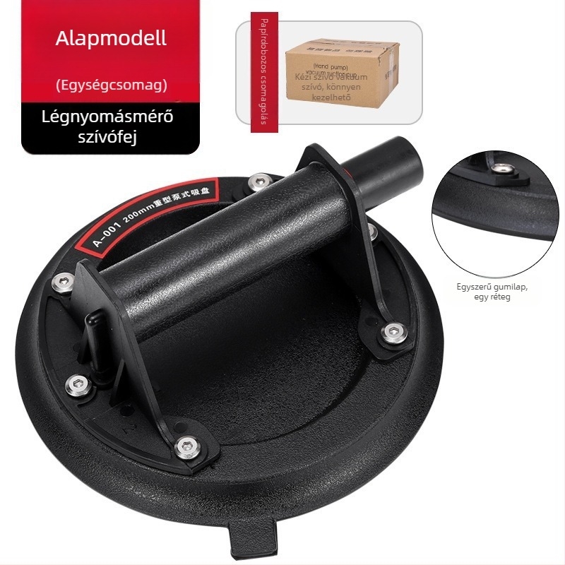 Kézi és elektromos vákuumos emelőkar Li‑ion akkumulátorral, automatikus levegőpótlással, üveg és csempe szállításához