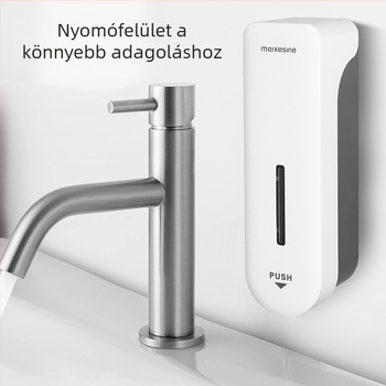Mai Kexin műanyag falra szerelhető kézi pumpás szappanadagoló, fürdőgélhez és konyhai tisztítószerekhez