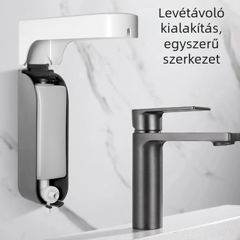 Mai Kexin műanyag falra szerelhető kézi pumpás szappanadagoló, fürdőgélhez és konyhai tisztítószerekhez