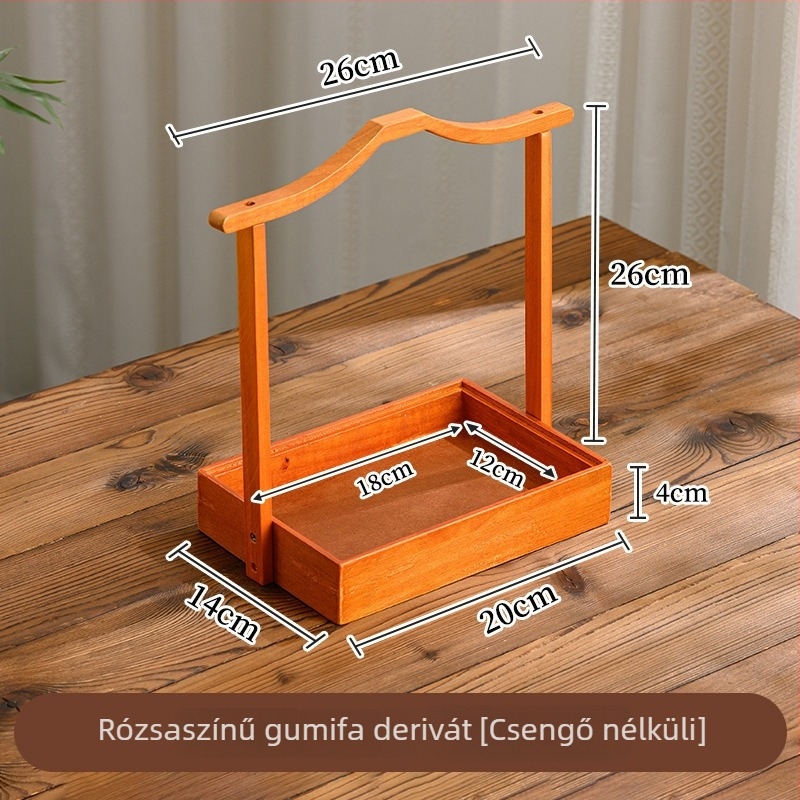 Bambusz gyümölcstál és dekoratív tároló kosár, új kínai stílusú nappali dísz, esküvőkre és jegyességre