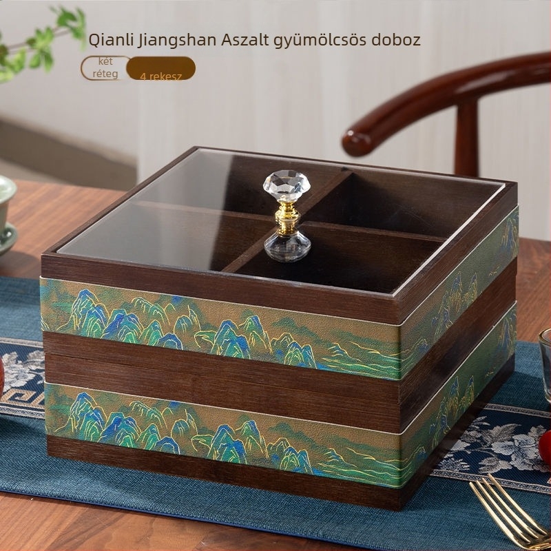 Tömörfa gyümölcstál | Cai qing | Modern egyszerű stílus | Első osztályú minőség