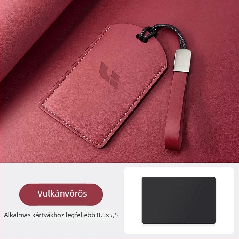 Névtelen PU kártya-kulcs tok – Univerzális kompatibilitás, Minimalista stílus, Testreszabható