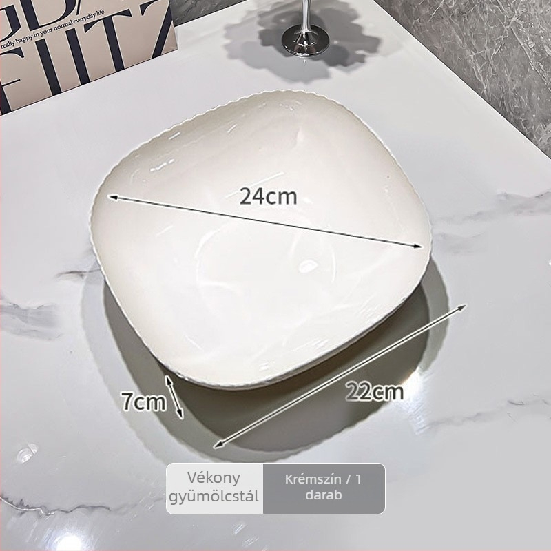 Huapinhui Műanyag Gyümölcstál Kristály-Diament Mintával – Otthoni Stílus, 2024