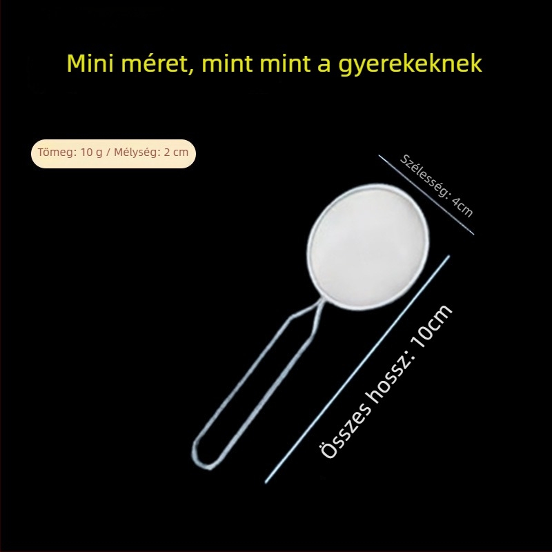 Konyhai spatula ultrafin 100-mesh szűrő habosításhoz és szójatej szűréséhez, 304 rozsdamentes acél kezeléssel, kód Flat 10+12+14+16