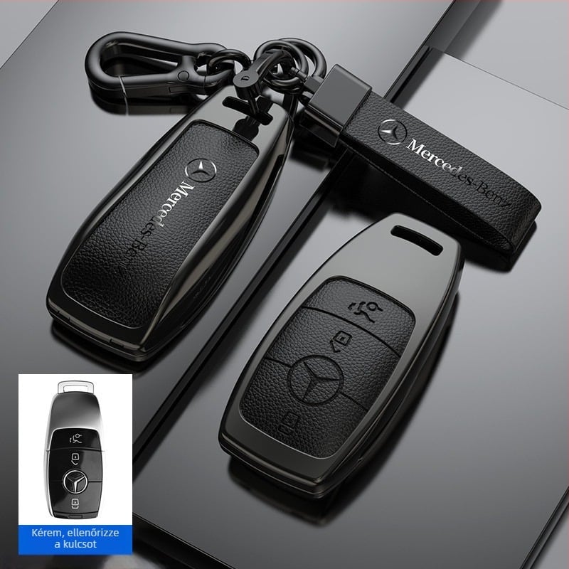 Mercedes-Benz C260L, E300L, C‑osztály, GLB, GLC, A‑osztály, GLE, S‑osztály, GLS, E350 kulcsfedő készlet — cinkötvözet, Bosgao, termékkód xx88#629785028888, modern stílus