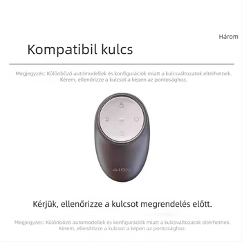 Lingxuan kulcstartó Aion V-hez – cinkötvözetből készült, prémium autókulcs-tok