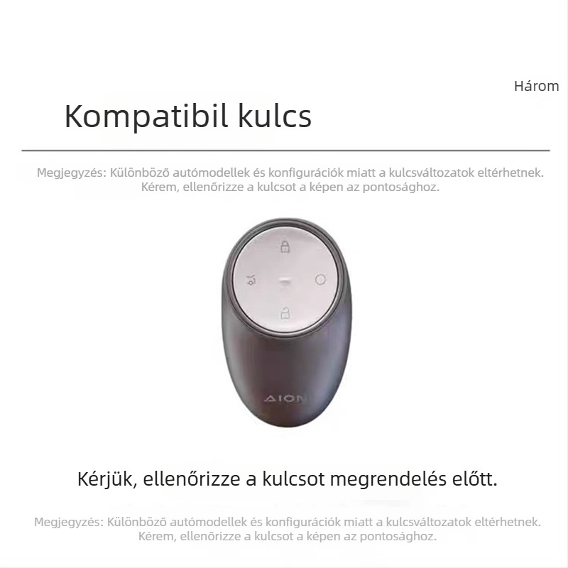 Lingxuan kulcstartó Aion V-hez – cinkötvözetből készült, prémium autókulcs-tok