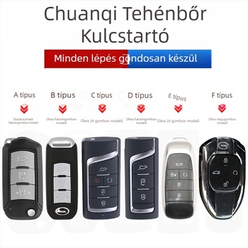 GAC Chuanqi GS4/GS5/GS8 kulcstartó borítás – marhabőr, nemzeti stílus, nem testreszabható