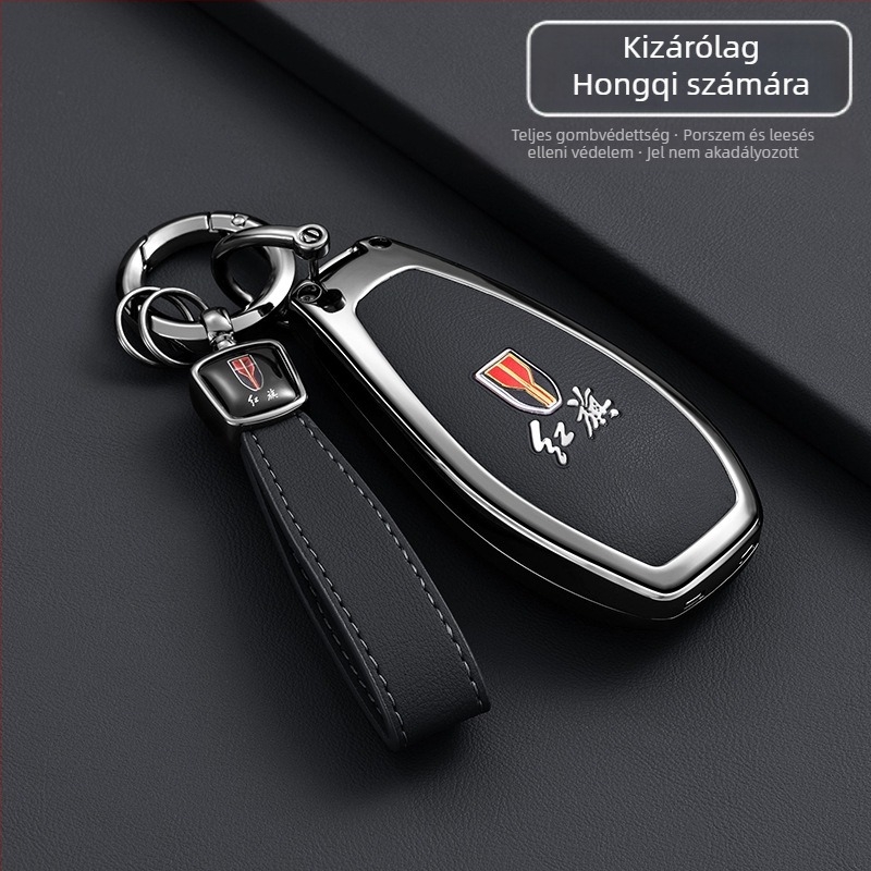 Hongqi H5 kulcsház HS5/HS3/H9/H6/HS7 – teljes lefedettség, csattal, kompatibilis 25 modelllel (2025)