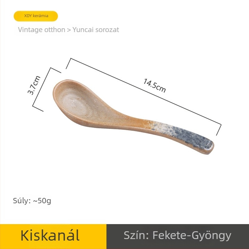 Kerámia leveskanál, retro stílus, Li Shen, több mintázat