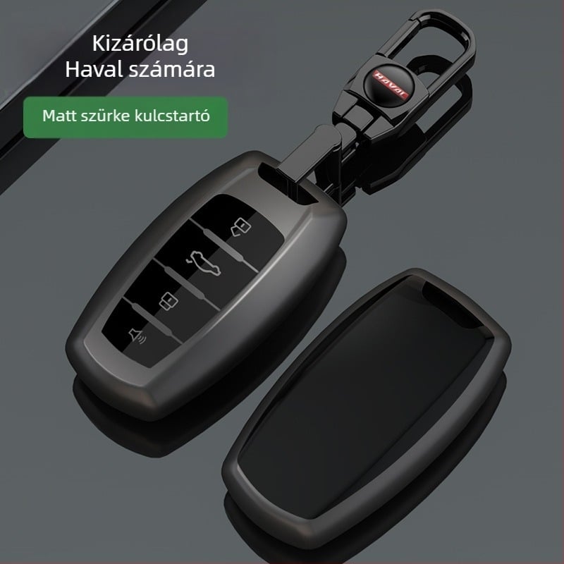 Haval autókulcs tok H6 3. generációhoz, F7/Raptor, M6 Plus, H2S, Xiaolong Max – TPU, prémium stílus, személyre szabás nélkül