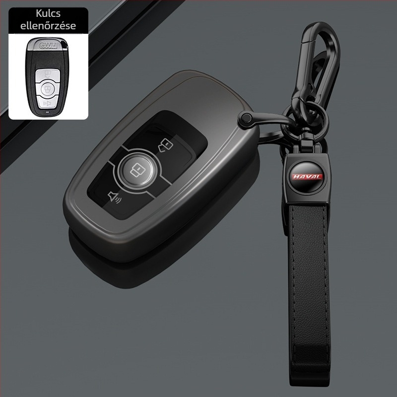 Haval autókulcs tok H6 3. generációhoz, F7/Raptor, M6 Plus, H2S, Xiaolong Max – TPU, prémium stílus, személyre szabás nélkül