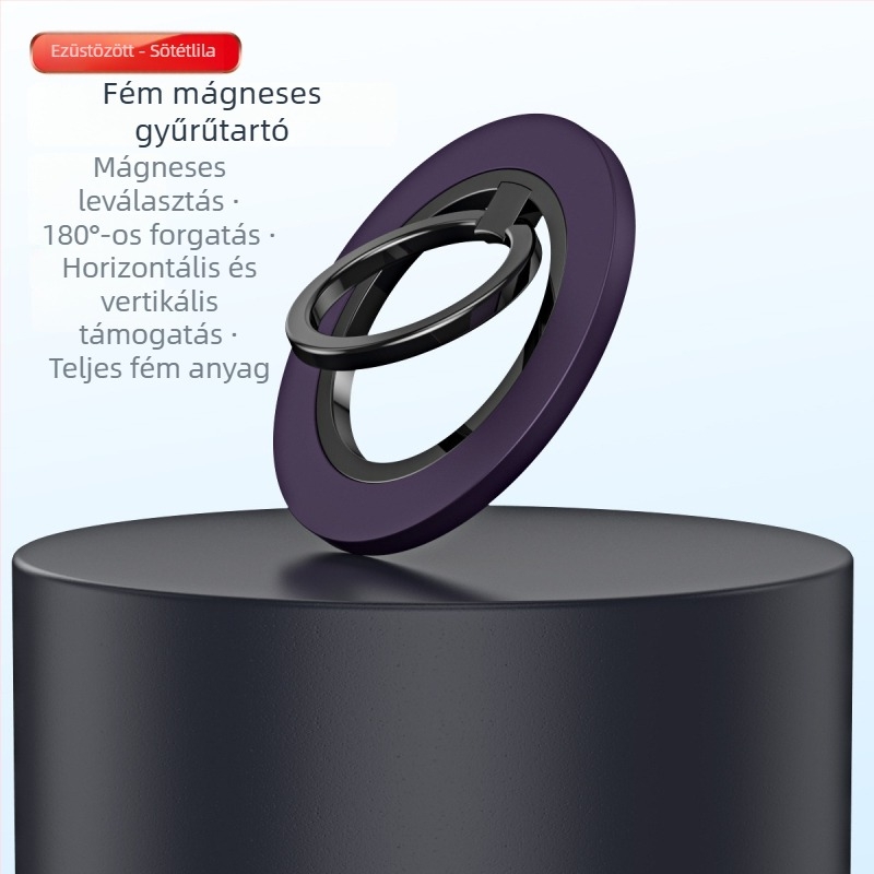 MagSafe telefon gyűrűs tartó asztali – ötvözet anyagú, ultra vékony, univerzális