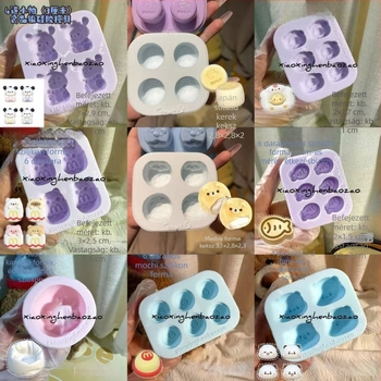 Szilikon forma csokoládéhoz és mousse-hoz, szabálytalan alakú, tortaforma