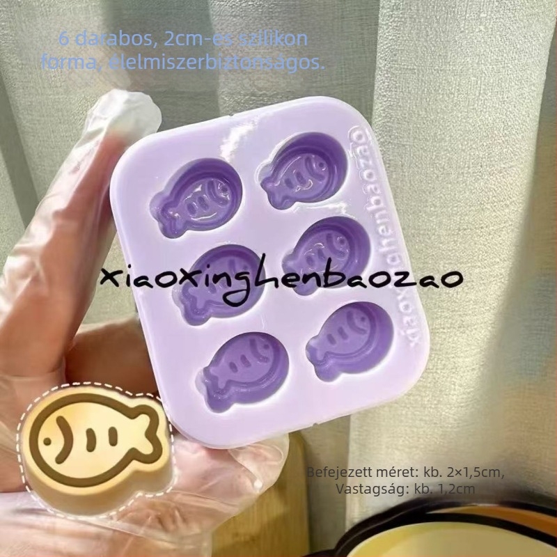 Szilikon forma csokoládéhoz és mousse-hoz, szabálytalan alakú, tortaforma