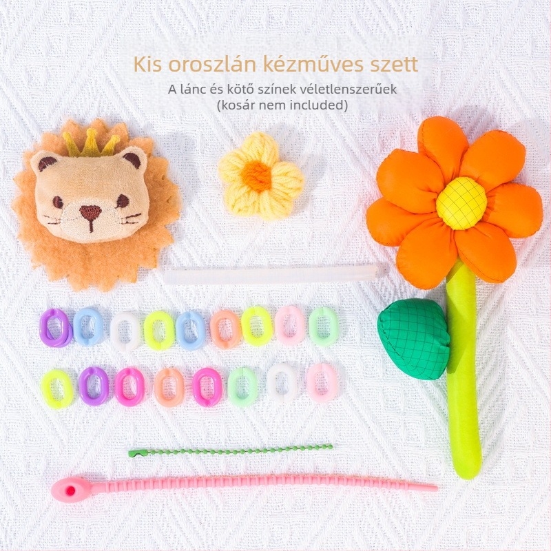 DIY készlet szalma szövött Tote táskához — Szabadidős utazási stílus, mindennapi használatra (Szalma; Szabadidős utazási stílus; Mindennapi használat; 2024 ősz)