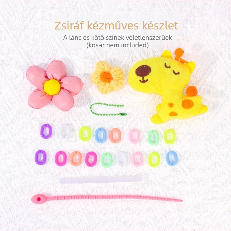 DIY készlet szalma szövött Tote táskához — Szabadidős utazási stílus, mindennapi használatra (Szalma; Szabadidős utazási stílus; Mindennapi használat; 2024 ősz)