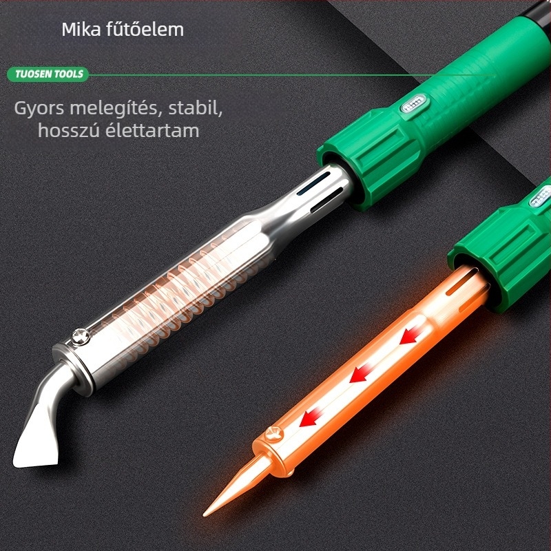 Topson ragasztó/fogantyúval rendelkező elektromos forrasztóvas 220-240V, hegesztéshez