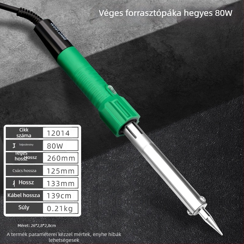 Topson ragasztó/fogantyúval rendelkező elektromos forrasztóvas 220-240V, hegesztéshez