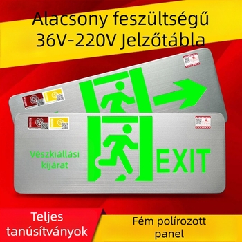 Minhua Tűzvédelmi Vészvilágítás – Kijárati Jelzéssel, Felületre Szerelt, 36V, Modell Minhua 36-220V