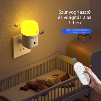 Chiman LED szúnyogriasztó lámpa, konnektoros üzemmód, 10㎡ lefedettség, fényhullám csapda (kilövéses típus), PC ház, időzítő
