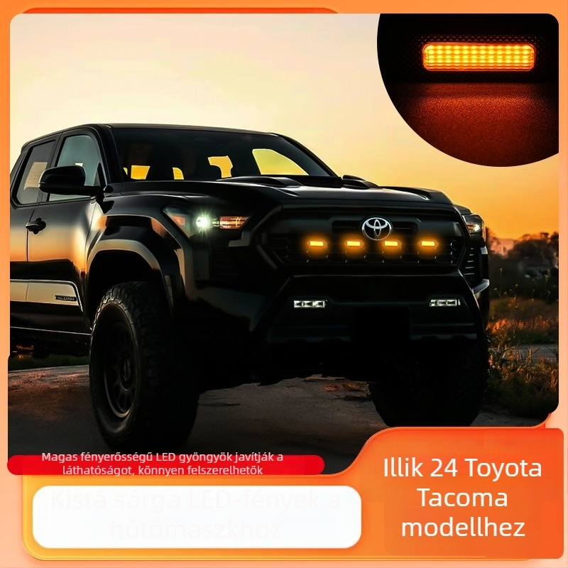 24 modell Toyota Tacoma középső rács LED nappali fény, 0,5W