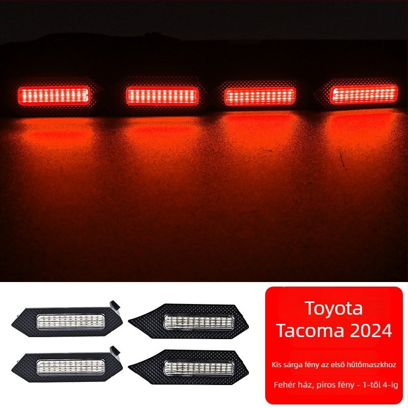 24 modell Toyota Tacoma középső rács LED nappali fény, 0,5W