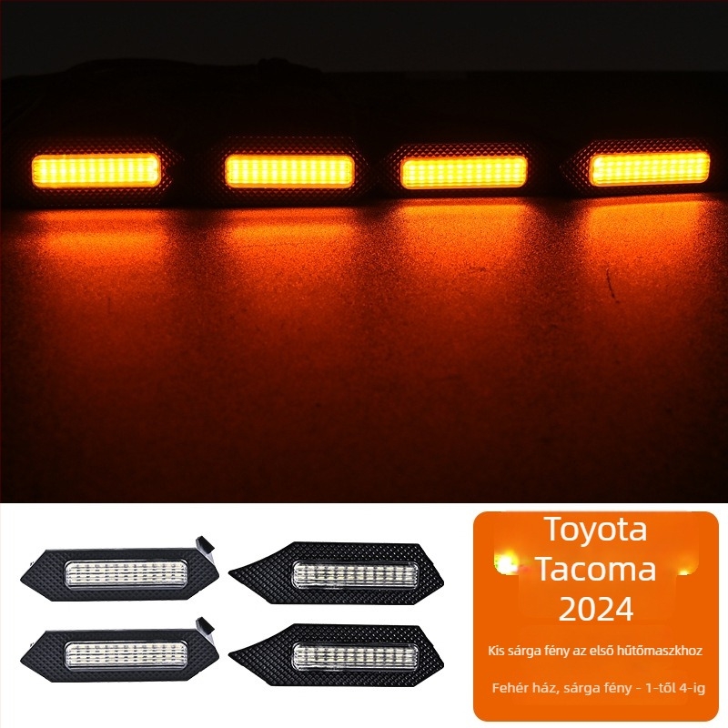 24 modell Toyota Tacoma középső rács LED nappali fény, 0,5W