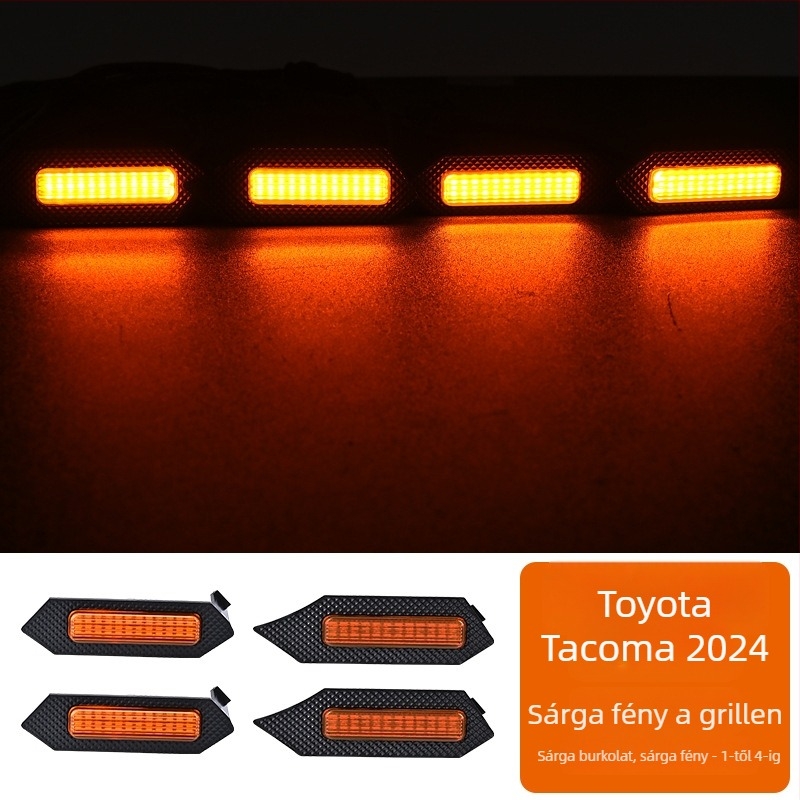 24 modell Toyota Tacoma középső rács LED nappali fény, 0,5W