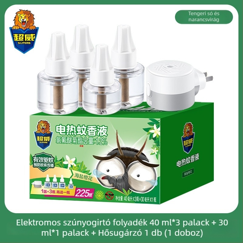 Elektromos szúnyogriasztó folyadék – Mugwort illatú, enyhe formula, egy üveg, 24 darab a dobozban, Növényvédő szer regisztrációs szám Wp20120071.