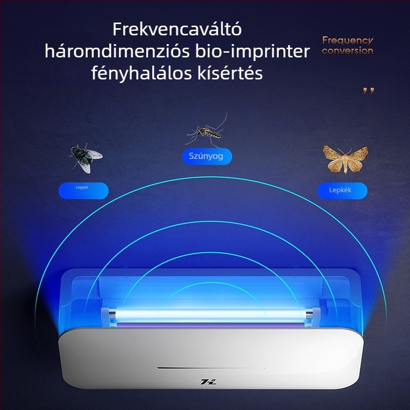 Fali szerelhető szúnyogirtó lámpa éttermeknek, szállodáknak és üzleteknek — ragadós csapda, Modell: HZ-MY08, Üveglámpa cső, 220V, Színmelegítés 2000–3000K, Engedélyezett magánmárkák: Igen