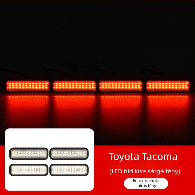 Tacoma középső rács LED fény, Takuma center net light, ABS műanyag, 12V, 1W, 500 lm