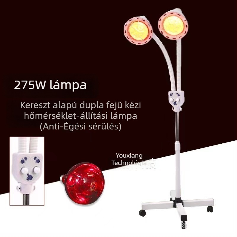 Infravörös fizioterápiás készülék két fejjel, kereskedelmi kozmetikai eszköz, IPX3 vízálló, 2019-ben bemutatva