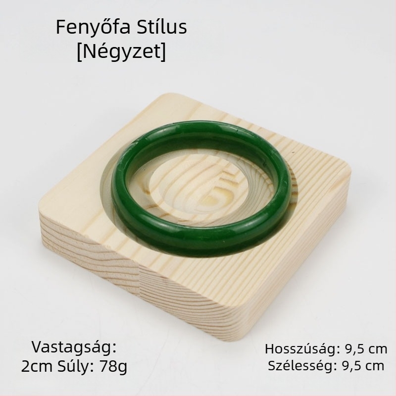 Fából készült ékszer kiállító tál – kézműves, egyrétegű, masszív fa, antik stílus, illesztés