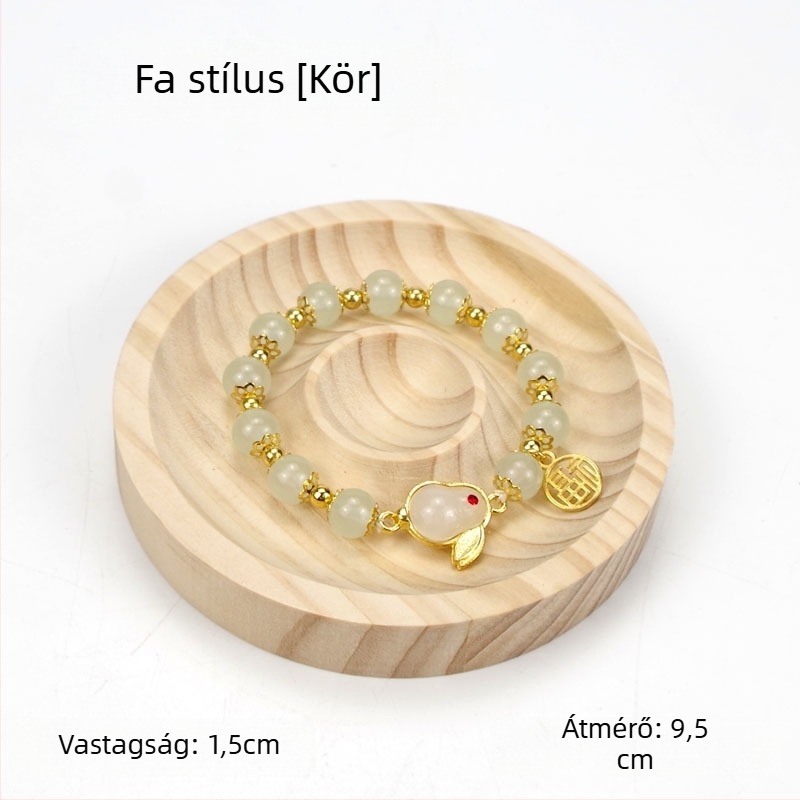 Fából készült ékszer kiállító tál – kézműves, egyrétegű, masszív fa, antik stílus, illesztés