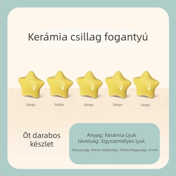 Kerámia körkörös könyvespolc fogantyú, modern minimál stílus, SGBS-001