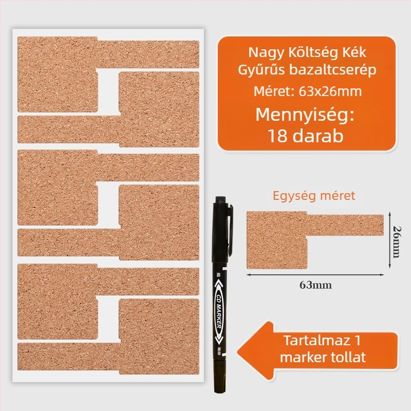 Kraft papír ragasztóval ellátott kábel címkék – önzáró címkék adat- és tápkábelekhez, kés-típusú és csík-típusú dizájn, markerrel együtt, többcsomagos készletek