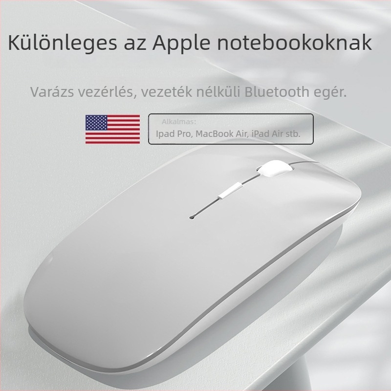 Diansen 8898 Vezeték nélküli Bluetooth egér 3 gombbal, 1600 DPI, Plug-and-Play MacBook-hoz