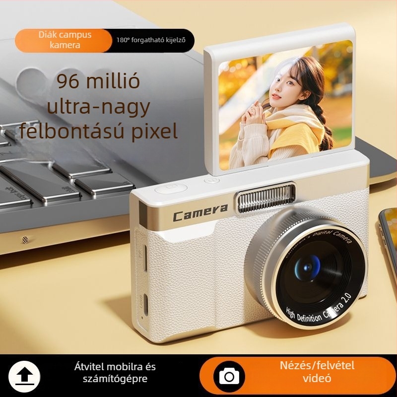 Selfie kamera z06 CMOS 24MP szenzorral, 1/2.3in, 8x optikai zoom, forgatható 2,3 hüvelykes LCD, periszkópos objektív, elektronikus képstabilizáció