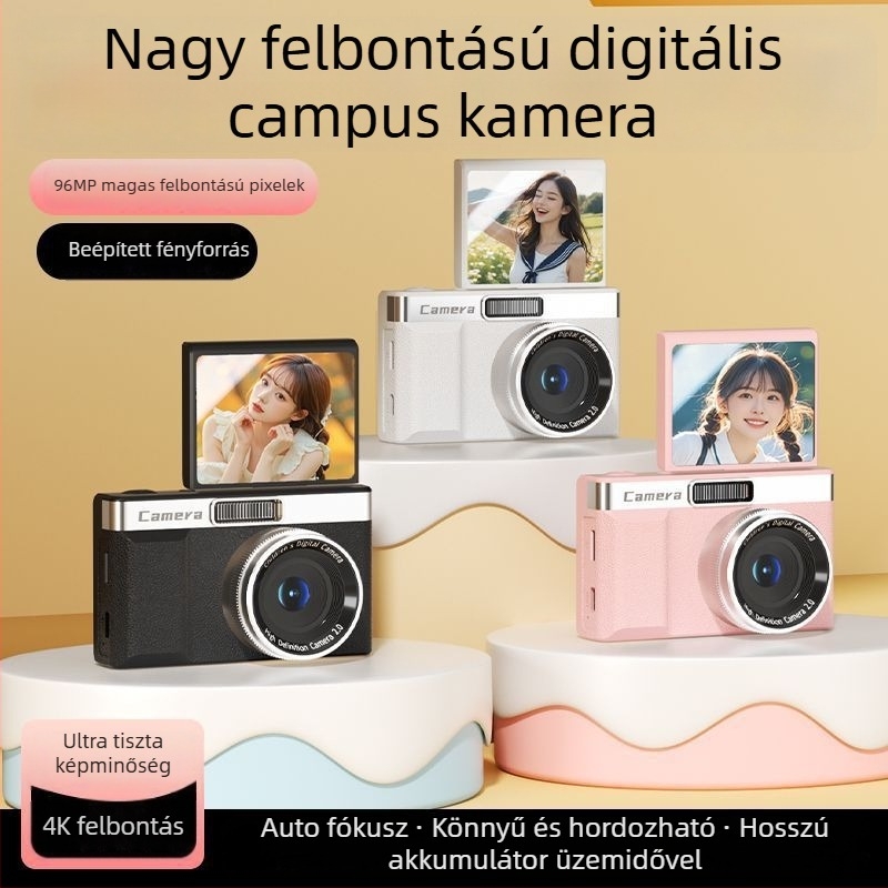 Selfie kamera z06 CMOS 24MP szenzorral, 1/2.3in, 8x optikai zoom, forgatható 2,3 hüvelykes LCD, periszkópos objektív, elektronikus képstabilizáció