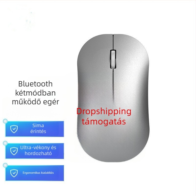 LM106G vezeték nélküli egér, USB interfész, 2.4G kapcsolat, 1000 DPI, 3 gombos, ergonikus kialakítás