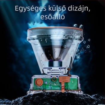 Búvárkodáshoz LED fejlámpa, vízálló, 10000mAh, 300W, hatótáv 500 m felett