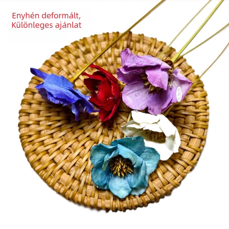 Lillian's Kézzel készített szárított ezüst harangvirág csokor